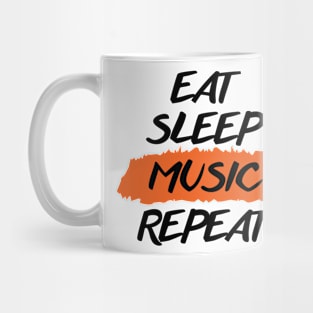 Eat Sleep Music Repeat Mug